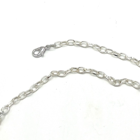 ❗️SOLD❗️Multi Colored Crystal Snowflake Statement Necklace - Picture 6 of 7